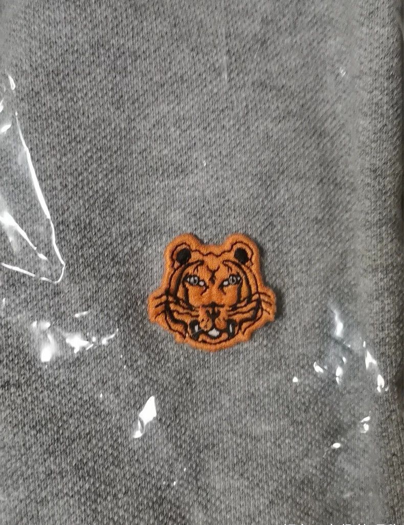 Kenzo KENZO Tiger Head Grey Polo Shirt - dmc Size US L / EU 52-54 / 3 - 3 Thumbnail