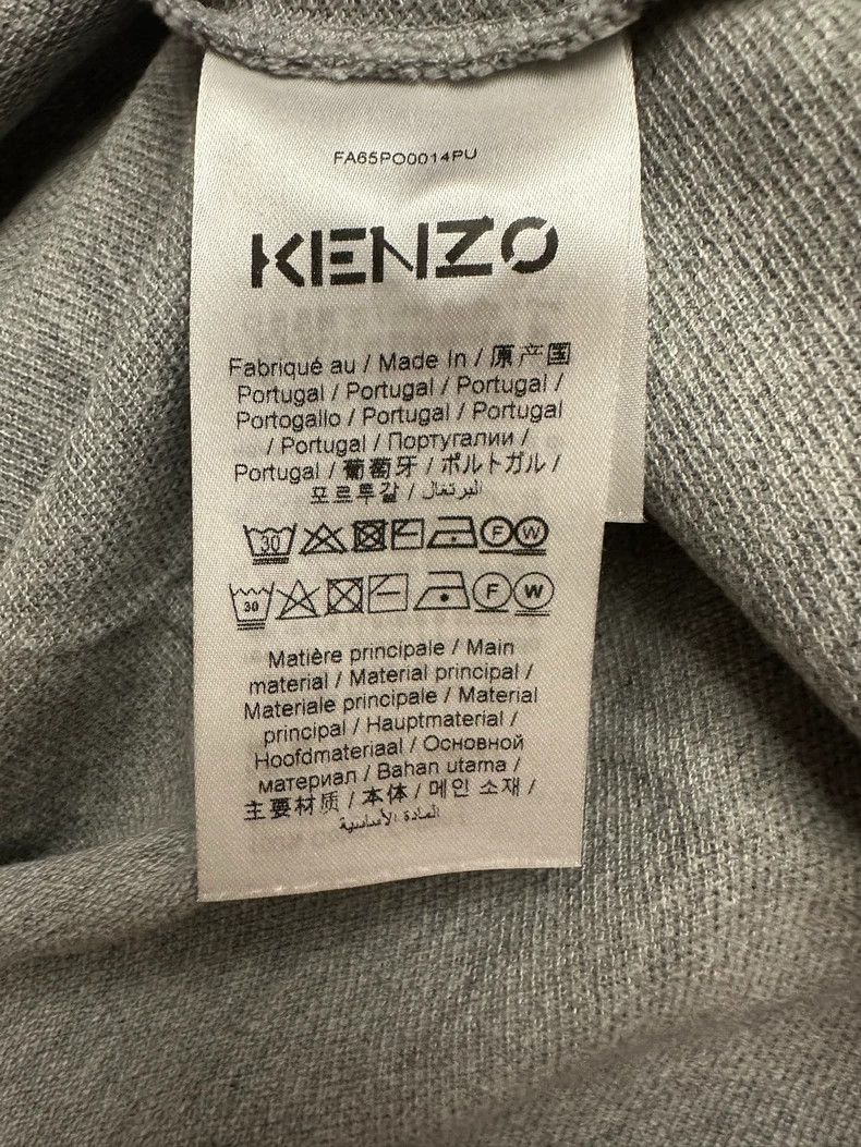 Kenzo KENZO Tiger Head Grey Polo Shirt - dmc Size US L / EU 52-54 / 3 - 8 Thumbnail