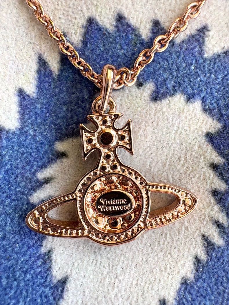 Vivienne Westwood Vivienne Westwood Vintage Purple Saturn Necklace - dmc Size ONE SIZE - 2 Thumbnail