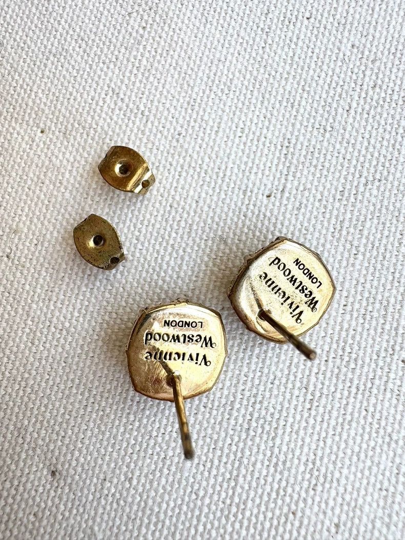 Vivienne Westwood Vivienne Westwood Vintage Moonstone Earrings - dmc Size ONE SIZE - 7 Thumbnail