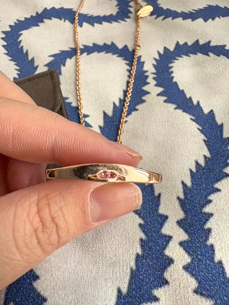 Vivienne Westwood Vivienne Westwood Pink Saturn Necklace - dmc Size ONE SIZE - 8 Thumbnail