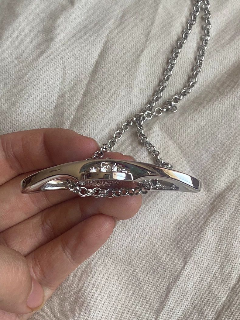 Vivienne Westwood Vivienne Westwood Vintage Saturn Necklace - dmc Size ONE SIZE - 7 Thumbnail