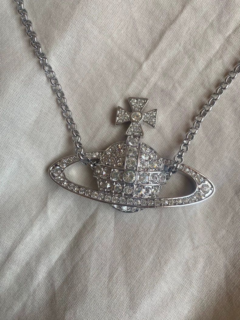 Vivienne Westwood Vivienne Westwood Vintage Saturn Necklace - dmc Size ONE SIZE - 2 Thumbnail