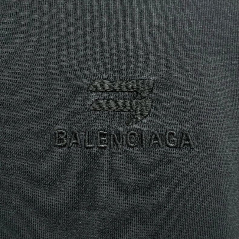 Balenciaga Black Boomerang Embroidered Sweatshirt - dmc
