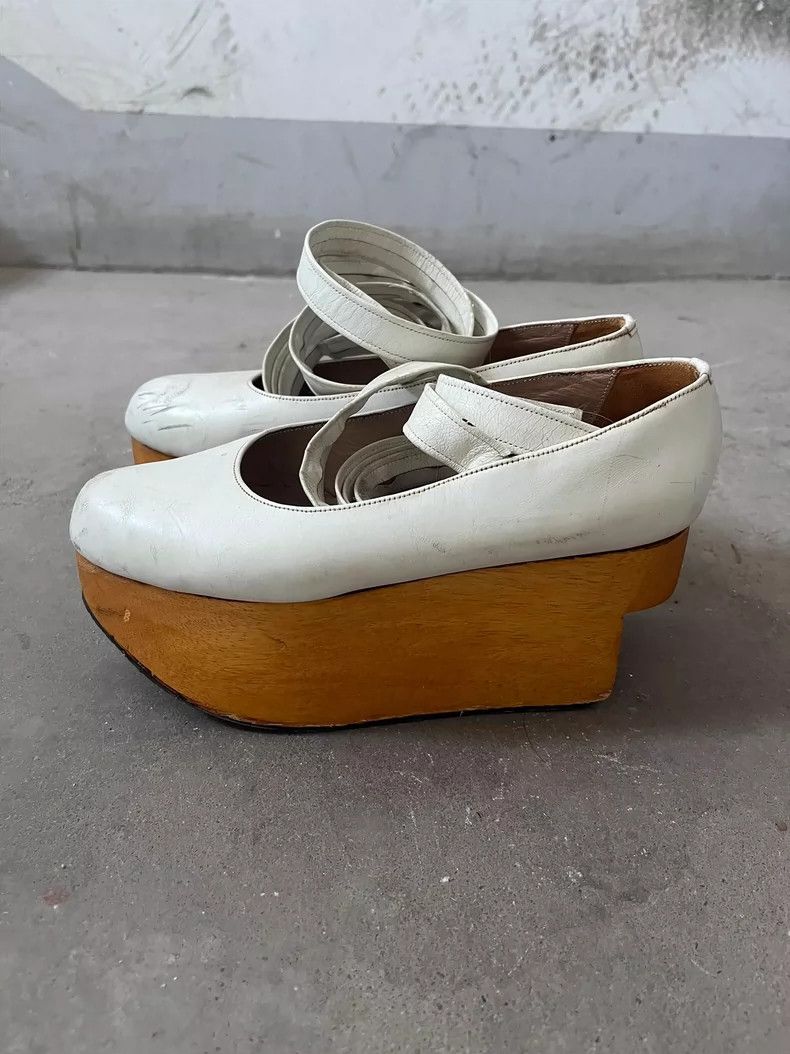 Vivienne Westwood Vivienne Westwood White Strappy Clogs - dmc Size US 8 / IT 38 - 2 Thumbnail