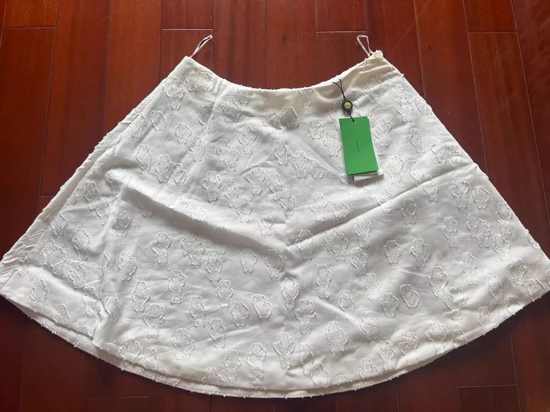 Kenzo Kenzo White Short Skirt - dmc Size 26" / US 2 / IT 38 - 2 Thumbnail