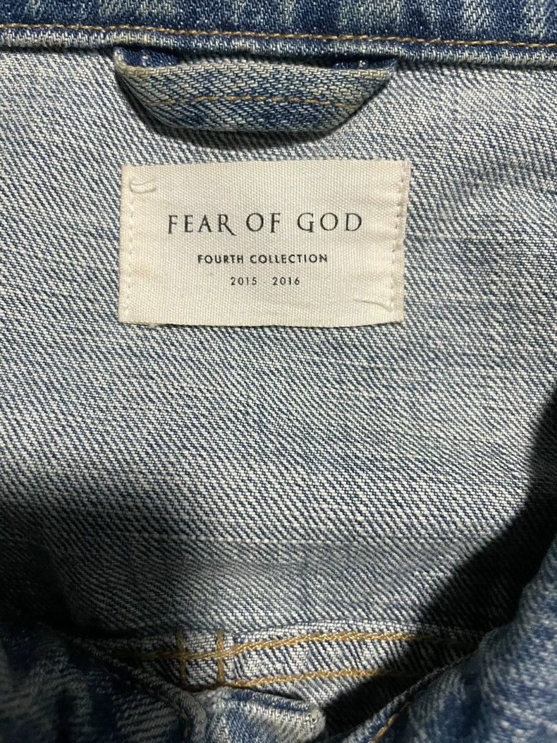 Fear of God Fear of God 4th OG Denim Jacket - dmc Size US M / EU 48-50 / 2 - 5 Thumbnail