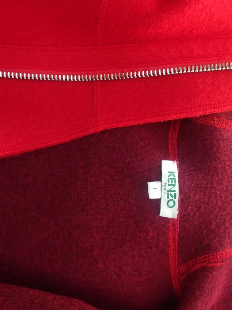Kenzo Kenzo Red Wool Blend Jacket - dmc Size US S / EU 44-46 / 1 - 4 Thumbnail