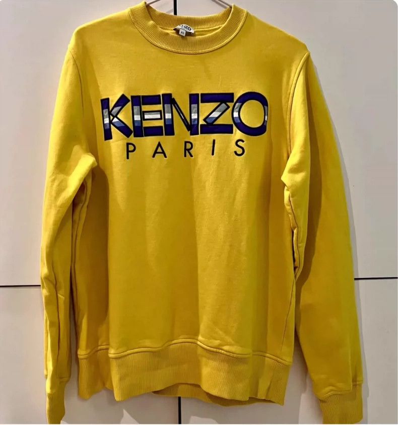 Kenzo Kenzo Paris Yellow Sweatshirt - dmc Size US S / EU 44-46 / 1 - 8 Thumbnail