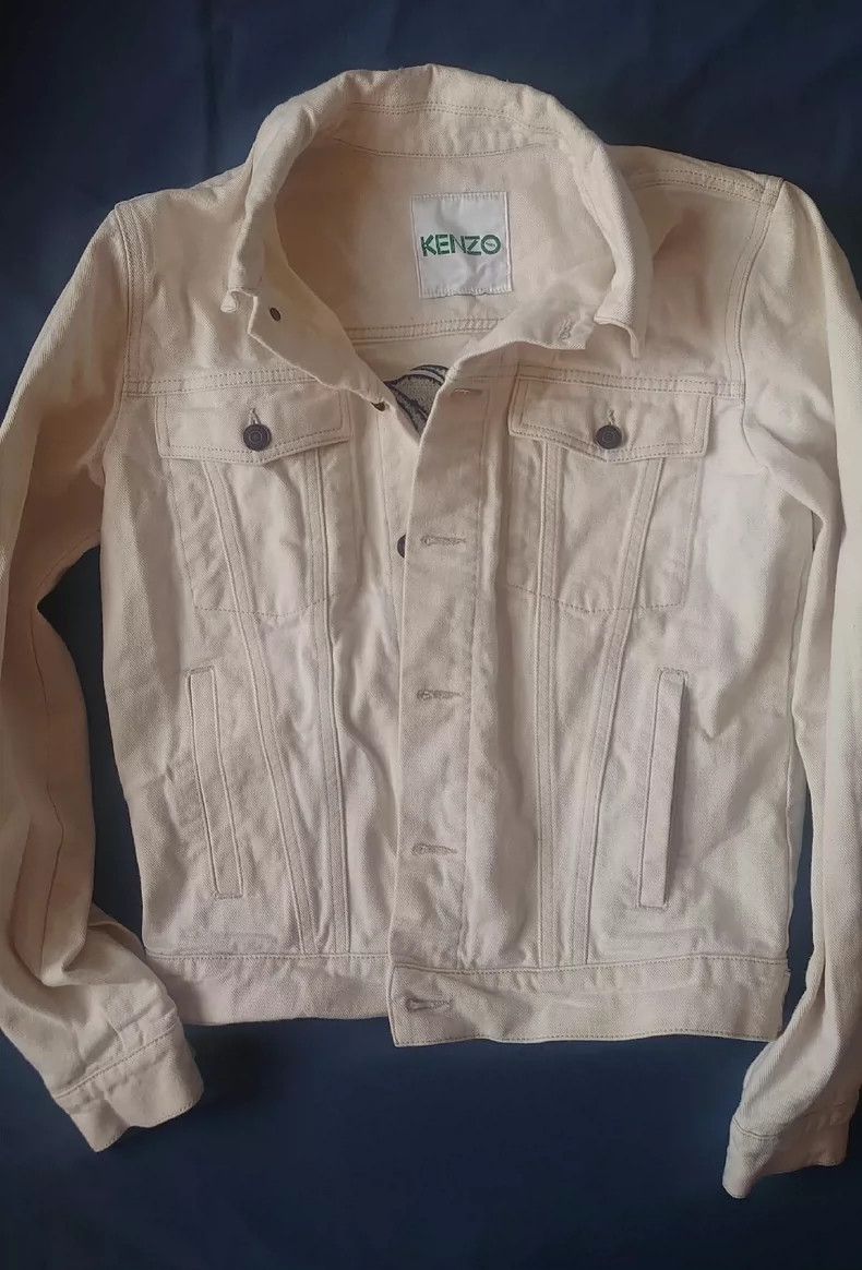 Kenzo Kenzo Denim Jacket with Mermaid Print - dmc Size M / US 6-8 / IT 42-44 - 7 Thumbnail