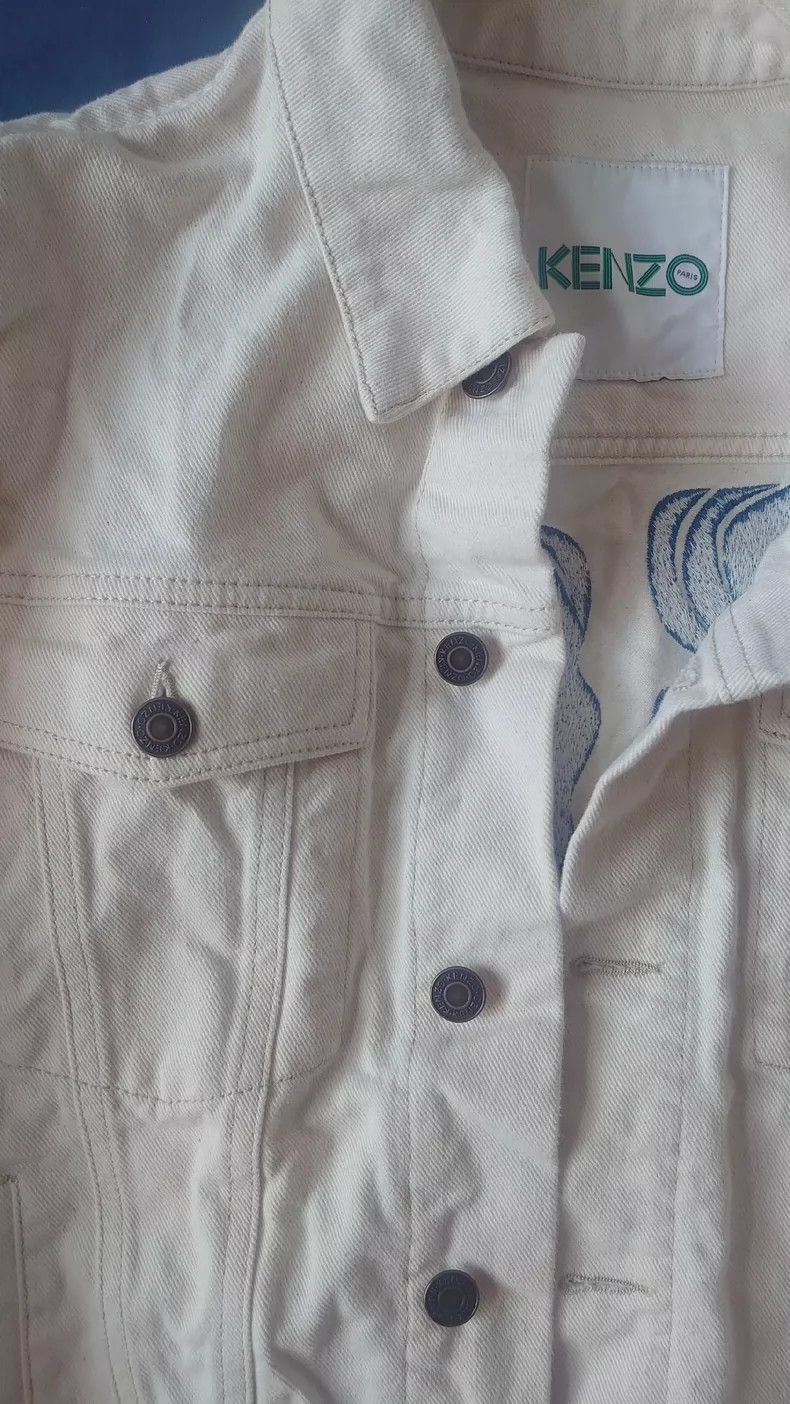 Kenzo Kenzo Denim Jacket with Mermaid Print - dmc Size M / US 6-8 / IT 42-44 - 6 Thumbnail