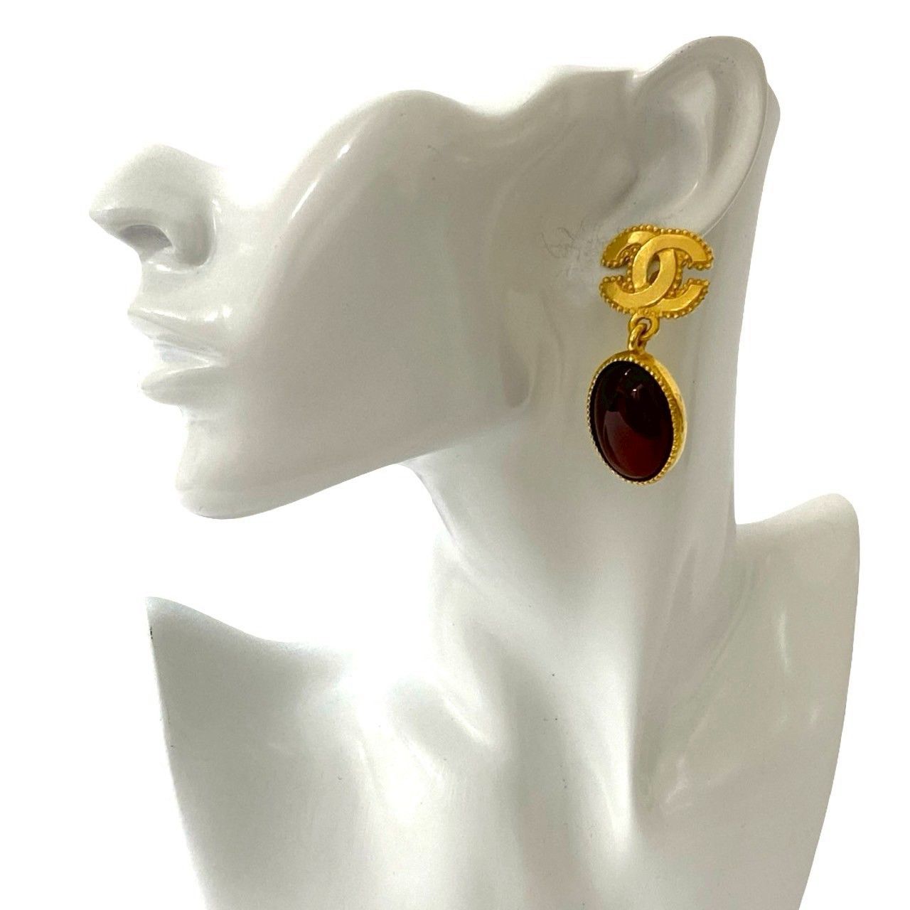 Chanel Chanel Chanel Earrings Metal Earrings 96A DUTY FREE for USA Size ONE SIZE - 2 Thumbnail