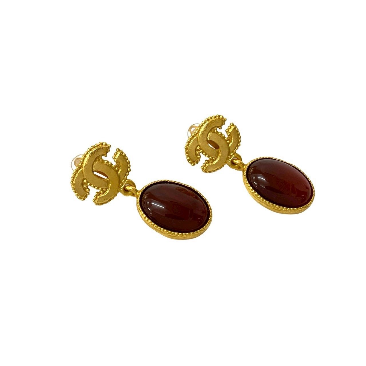 Chanel Chanel Chanel Earrings Metal Earrings 96A DUTY FREE for USA Size ONE SIZE - 5 Thumbnail