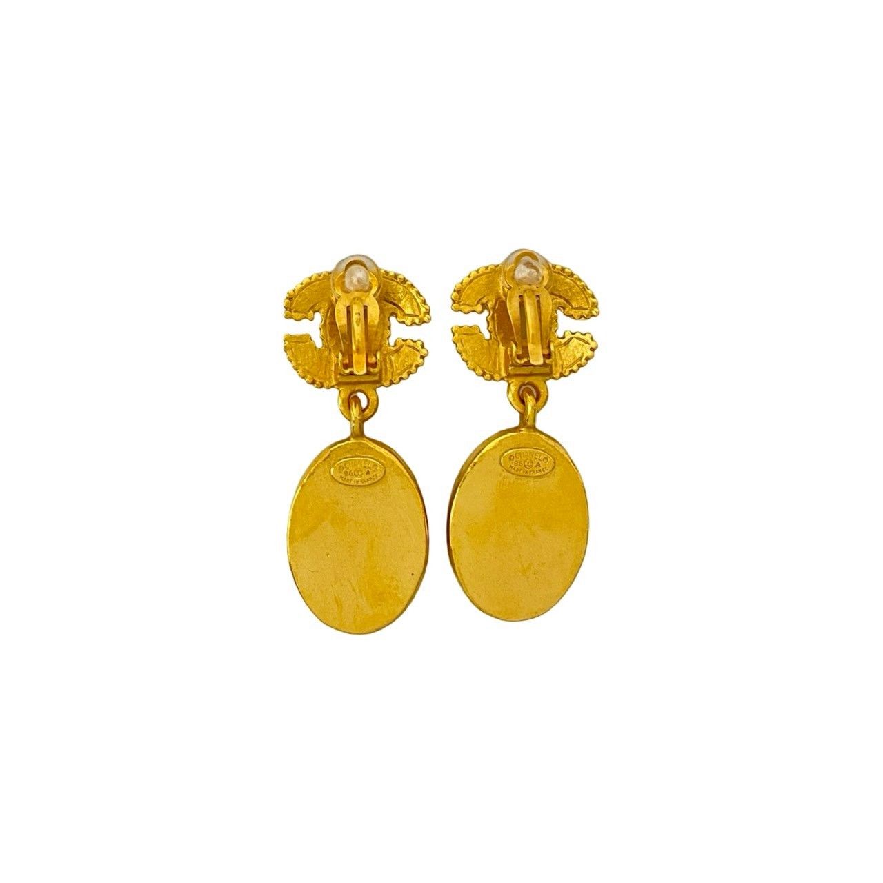 Chanel Chanel Chanel Earrings Metal Earrings 96A DUTY FREE for USA Size ONE SIZE - 6 Thumbnail