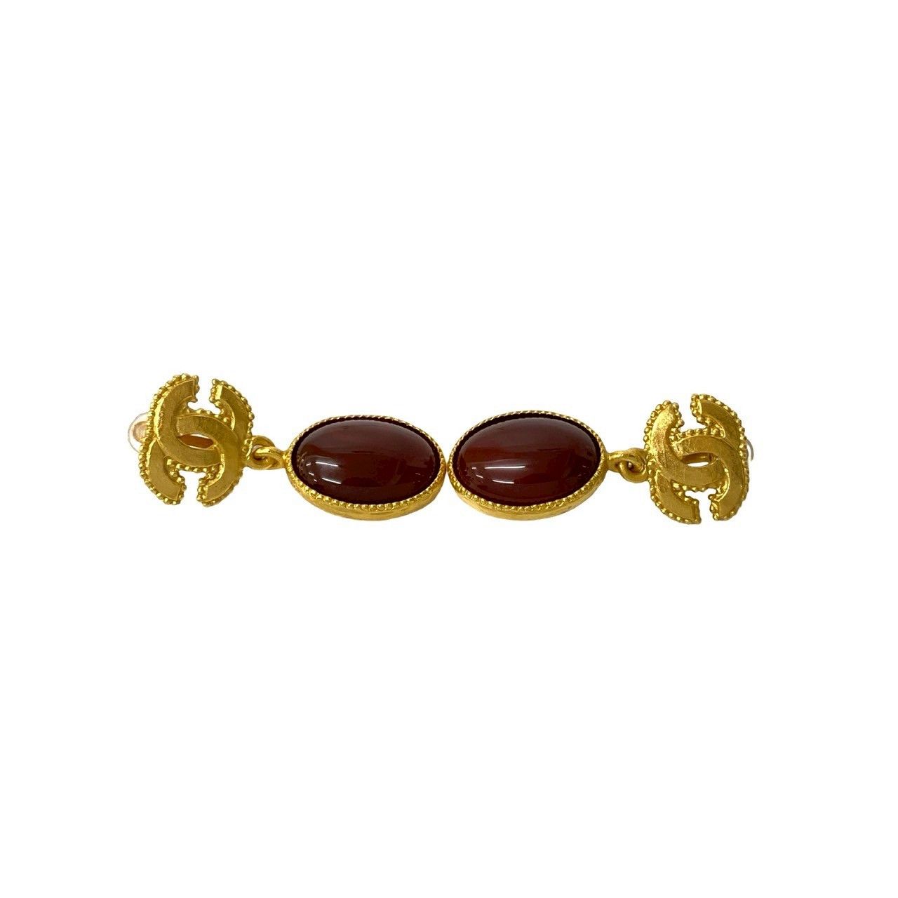 Chanel Chanel Chanel Earrings Metal Earrings 96A DUTY FREE for USA Size ONE SIZE - 4 Thumbnail