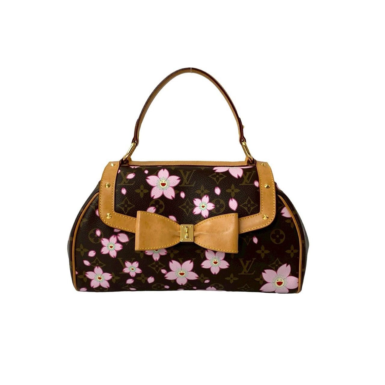 Louis Vuitton Louis Vuitton Louis Vuitton Sac Retro PM Monogram Cherry Blossom Handbag Canvas Handbag DUTY FREE for USA Size ONE SIZE - 2 Thumbnail