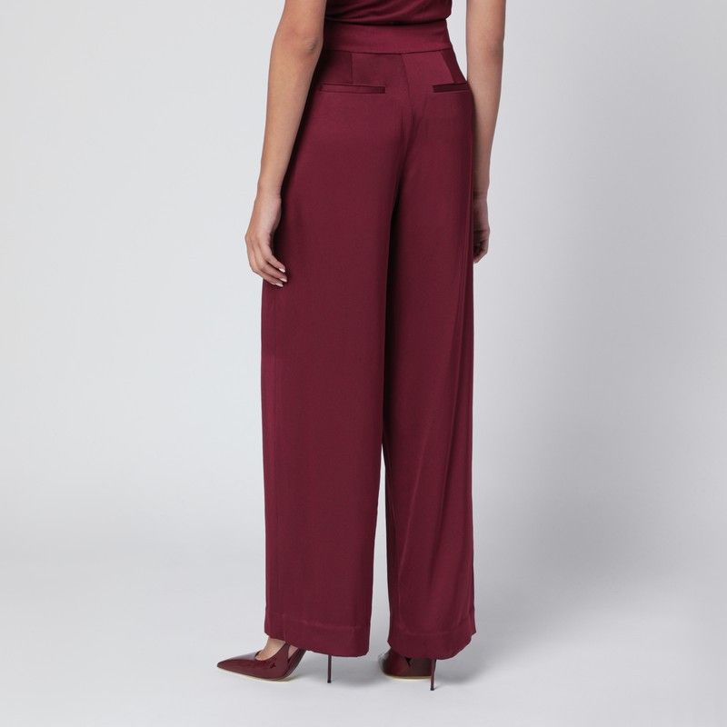 Simkhai Simkhai Kyra Trousers In Blueberry Satin Size 27" / US 4 / IT 40 - 2 Thumbnail