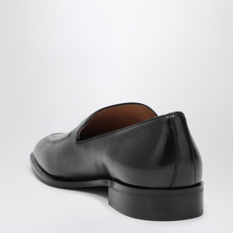 Miu Miu Miu Miu Black Leather Loafers With Logo Size US 10 / IT 40 - 2 Thumbnail