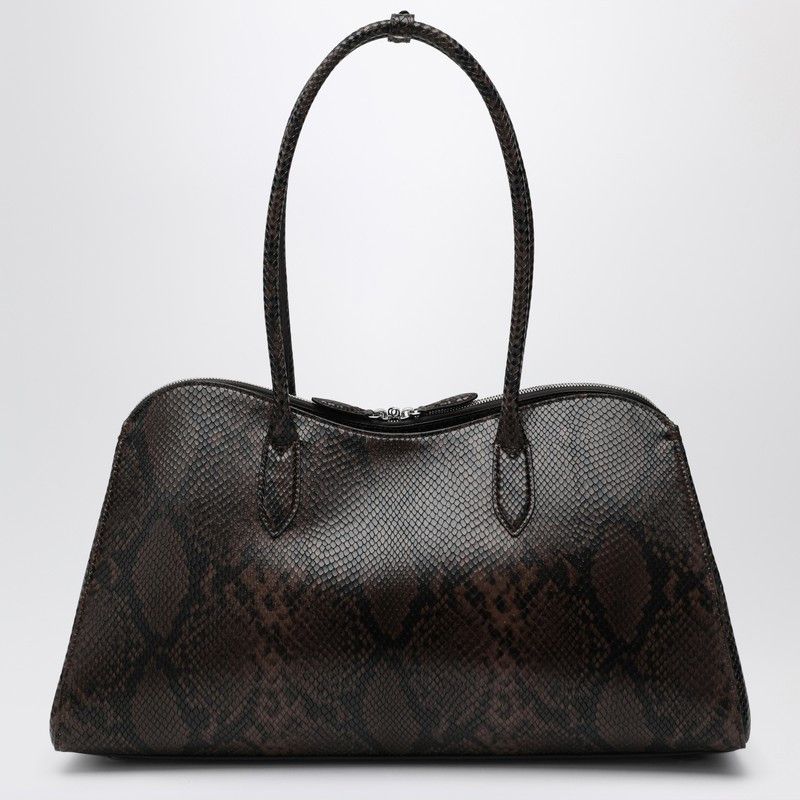 Stella McCartney Stella Mccartney Espresso Snake-Effect Ryder Tote Bag Size ONE SIZE - 2 Thumbnail