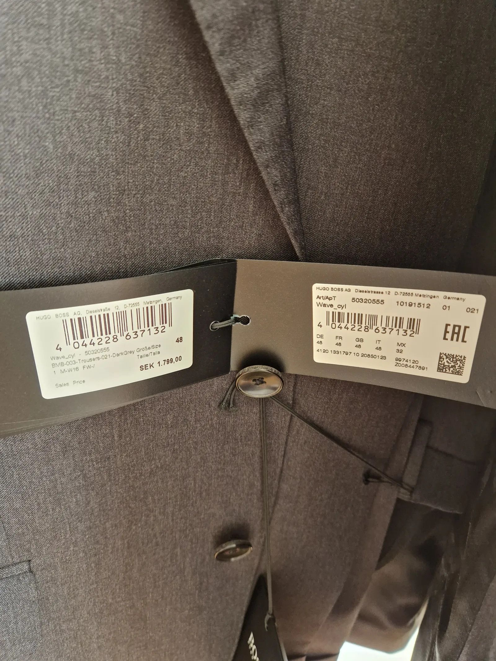 Hugo Boss Hugo Boss Guabello Suit Size 40R - 4 Thumbnail