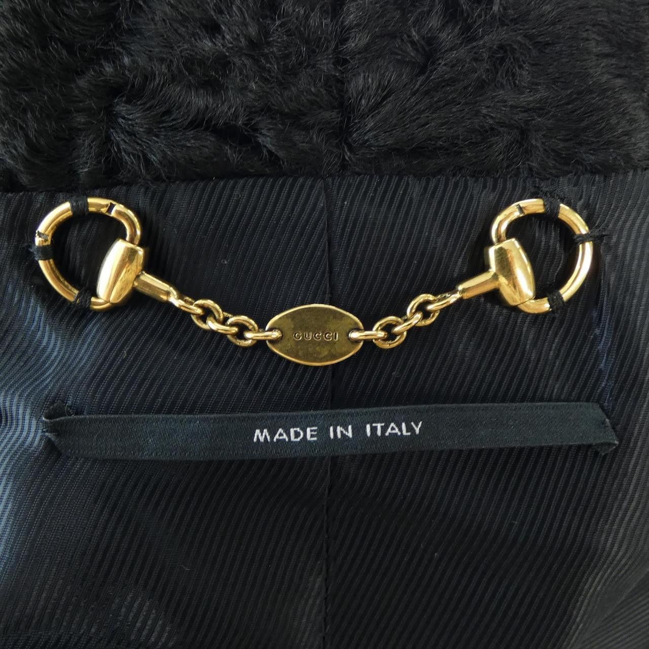 Gucci Gucci Gucci 209172 ZS842 Astrakhan Jacket Others Outerwear 209172ZS842 DUTY FREE for USA Size ONE SIZE - 4 Thumbnail