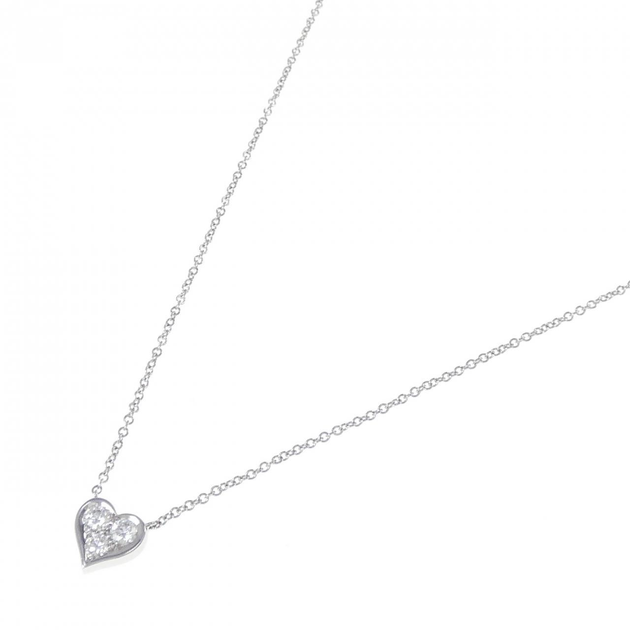 Tiffany & Co. Tiffany & Co. Tiffany Sentimental Platinum950 Diamond Necklace Metal Necklace DUTY FREE for USA Size ONE SIZE - 2 Thumbnail