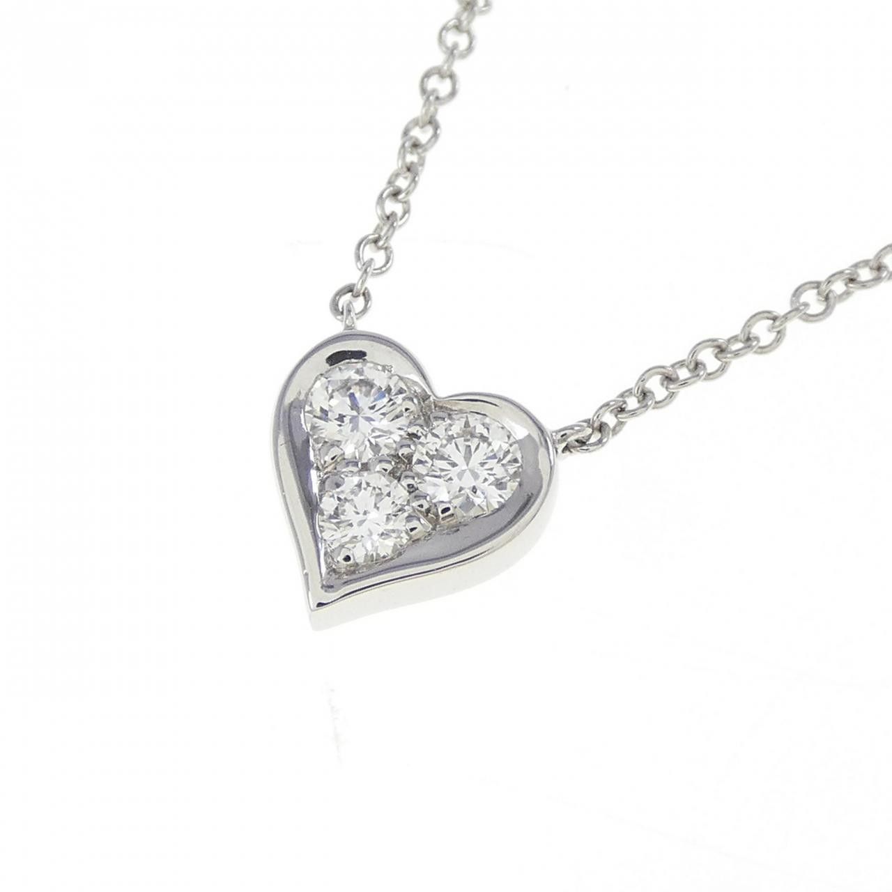 Tiffany & Co. Tiffany & Co. Tiffany Sentimental Platinum950 Diamond Necklace Metal Necklace DUTY FREE for USA Size ONE SIZE - 3 Thumbnail