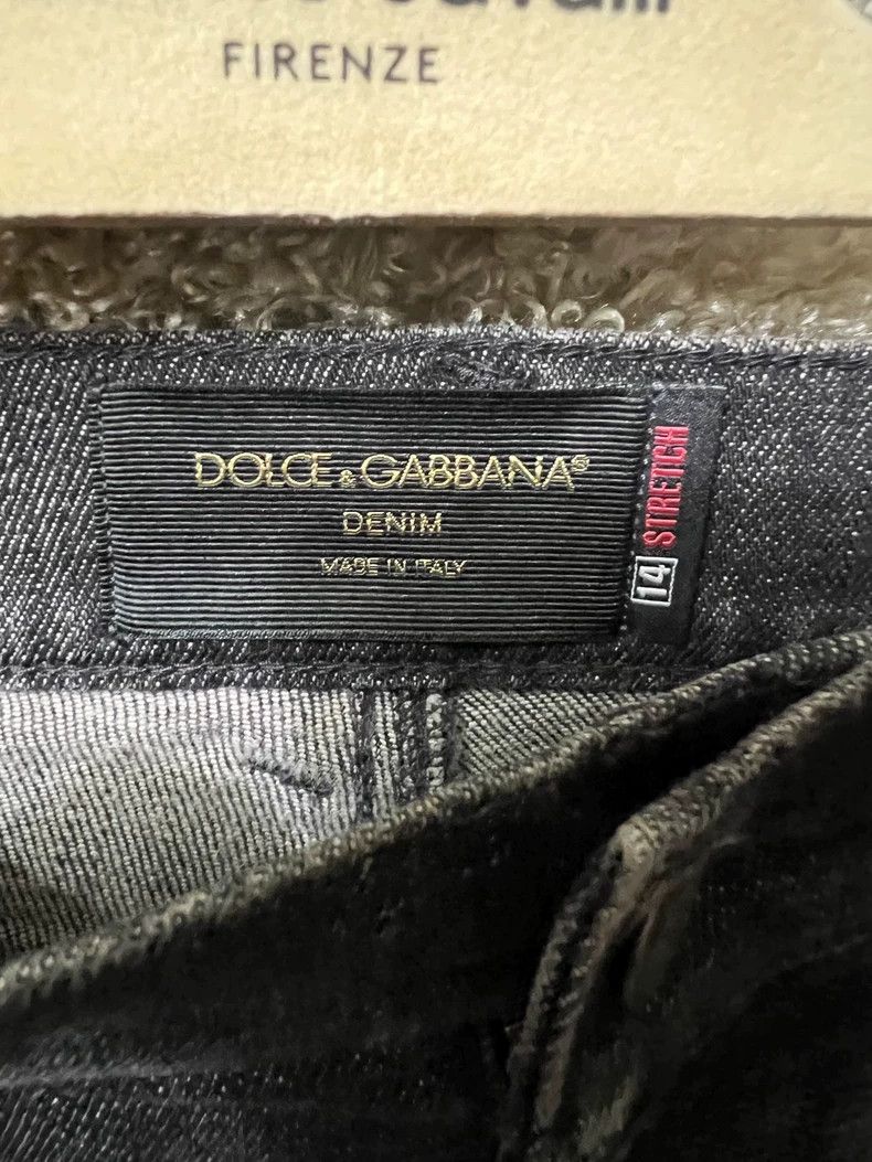 Dolce & Gabbana Dolce & Gabbana Men's Black Distressed Jeans-yf Size US 36 / EU 52 - 3 Thumbnail