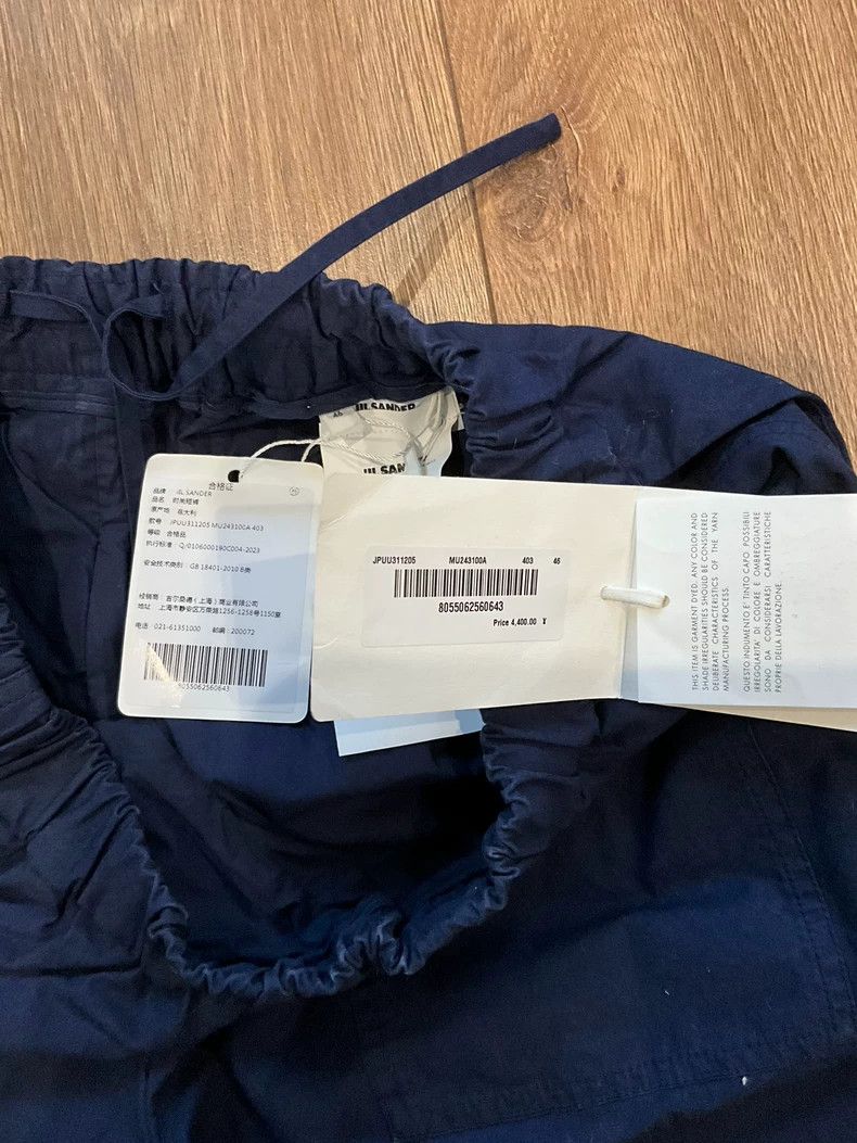 Jil Sander JIL SANDER Men's Navy Cotton Shorts-yf Size US 30 / EU 46 - 7 Thumbnail