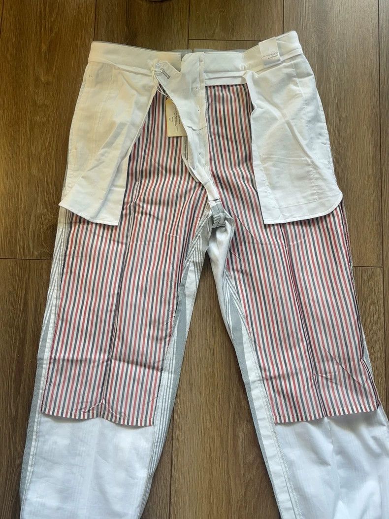 Thom Browne THOM BROWNE Men's Striped Dress Pants-yf Size US 30 / EU 46 - 8 Thumbnail