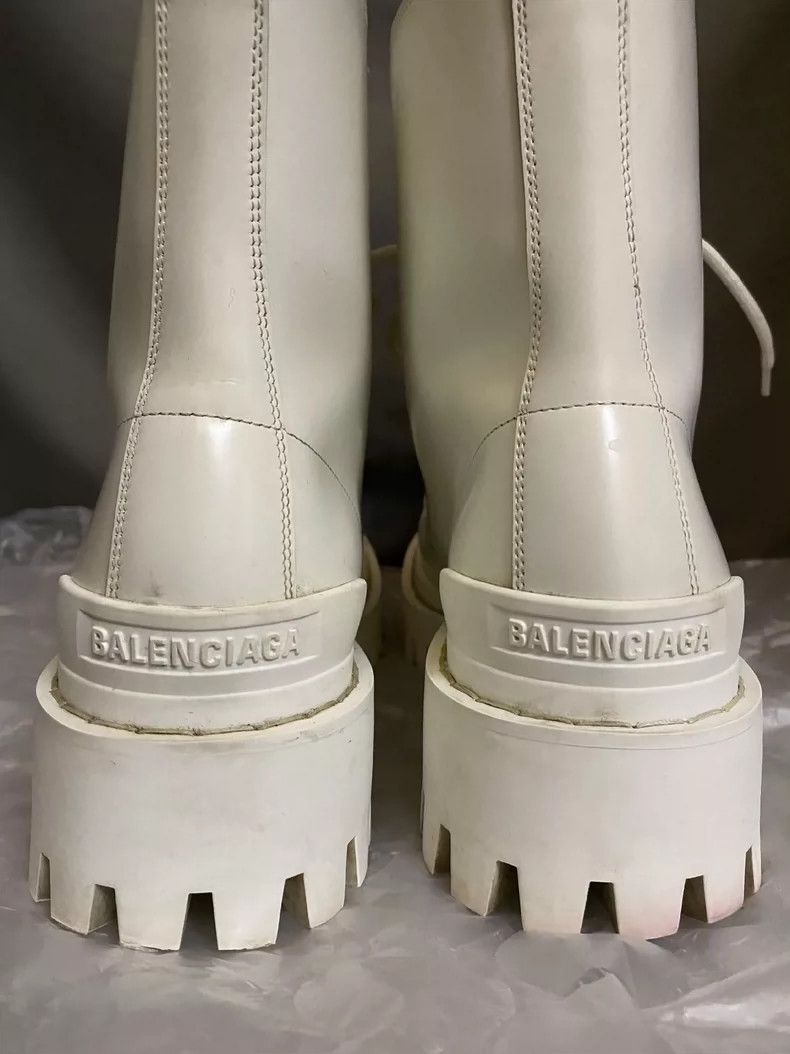 Balenciaga Balenciaga Strike White Platform Boots-yf Size US 6 / EU 39 - 6 Thumbnail