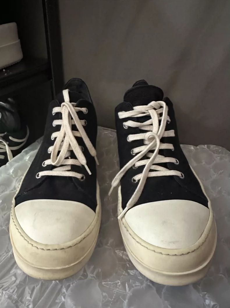 Rick Owens Rick Owens Low-Top Canvas Sneakers-yf Size US 10 / EU 43 - 2 Thumbnail