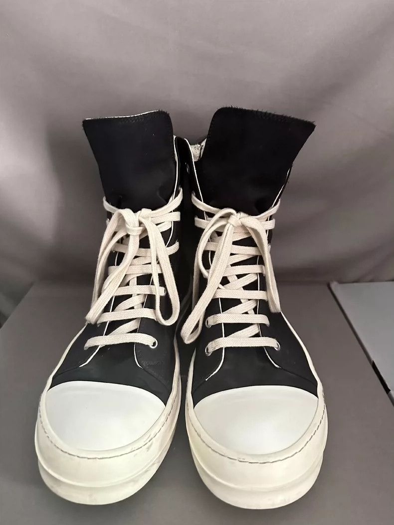 Rick Owens Rick Owens High-Top Silk Sneakers-yf Size US 9 / EU 42 - 2 Thumbnail
