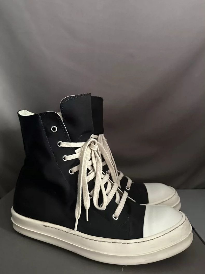 Rick Owens Rick Owens High-Top Silk Sneakers-yf Size US 9 / EU 42 - 3 Thumbnail