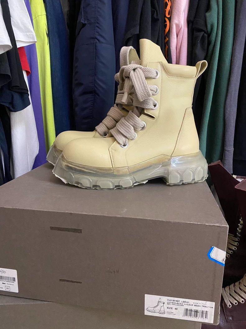 Rick Owens Rick Owens Chunky Lace Clear Sole Boots-yf Size US 7 / EU 40 - 6 Thumbnail