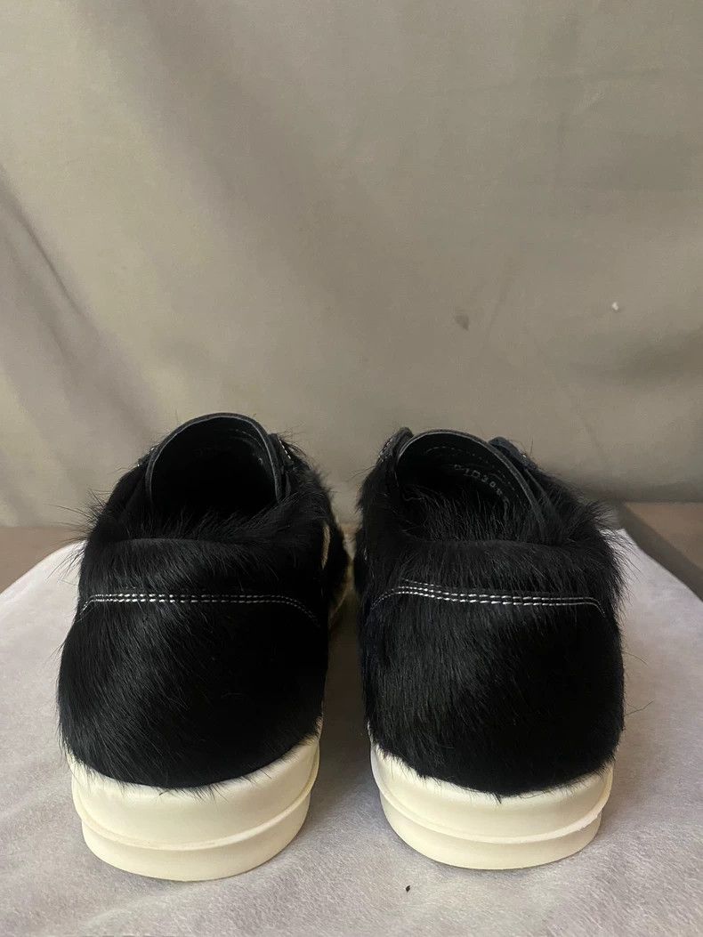Rick Owens Rick Owens Black Furry Lowtop Sneakers-yf Size US 7 / EU 40 - 4 Thumbnail
