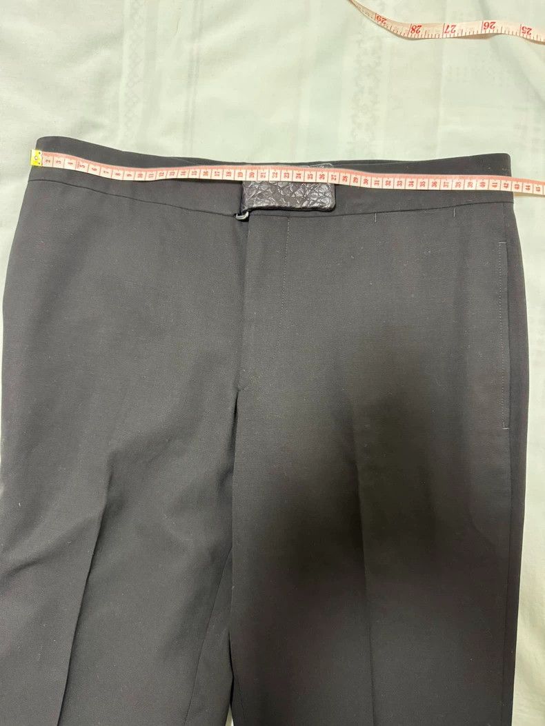 Hermes Hermes Crocodile Buckle Wool Silk Trousers-yf Size US 32 / EU 48 - 3 Thumbnail