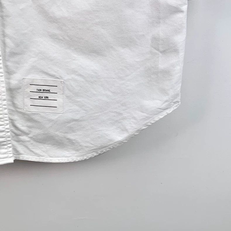 Thom Browne Thom Browne White Cotton Shirt Dress-yf Size US M / EU 48-50 / 2 - 4 Thumbnail