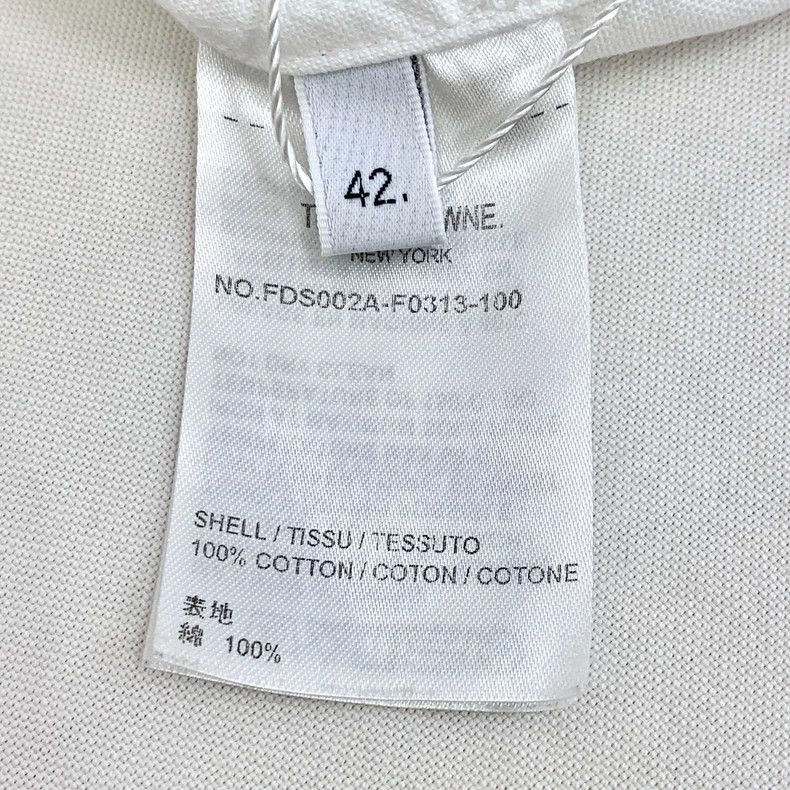 Thom Browne Thom Browne White Cotton Shirt Dress-yf Size US M / EU 48-50 / 2 - 7 Thumbnail