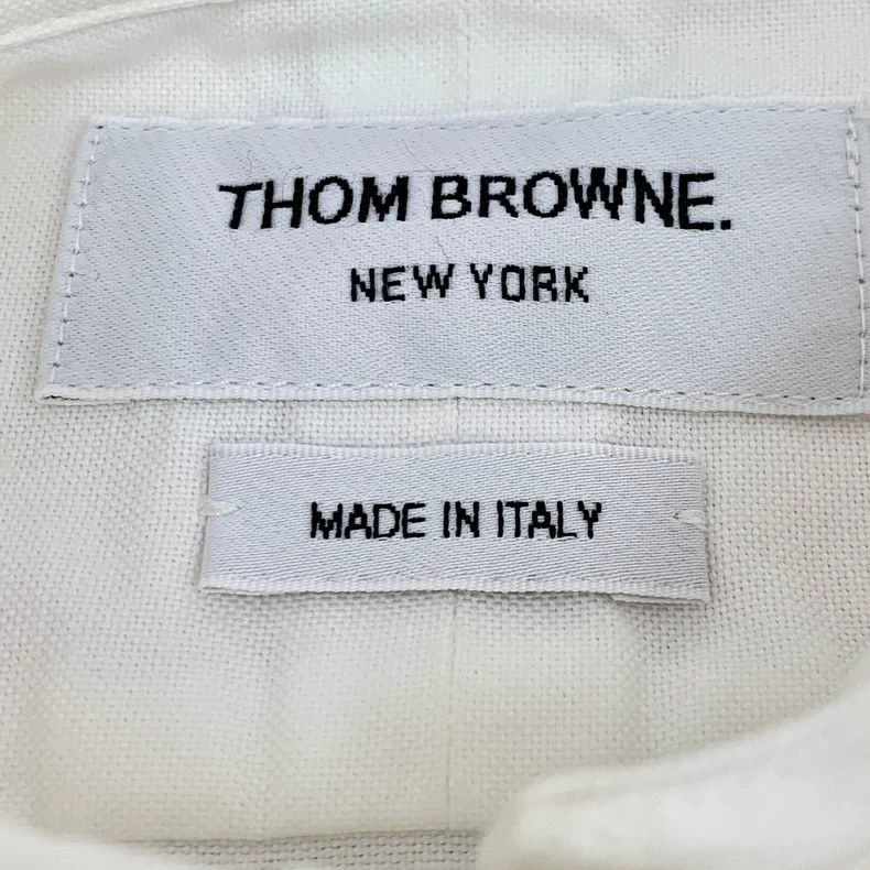 Thom Browne Thom Browne White Cotton Shirt Dress-yf Size US M / EU 48-50 / 2 - 6 Thumbnail