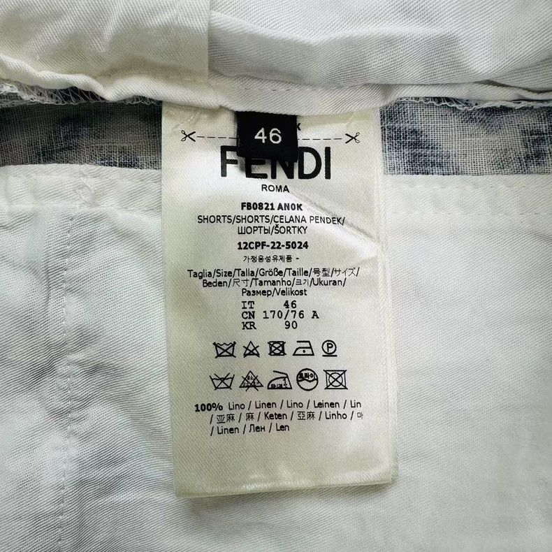 Fendi Fendi Double F Monogram Shorts-yf Size US 34 / EU 50 - 4 Thumbnail
