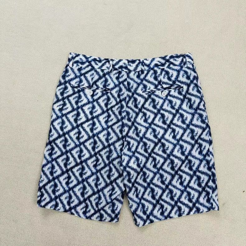 Fendi Fendi Double F Monogram Shorts-yf Size US 34 / EU 50 - 2 Thumbnail
