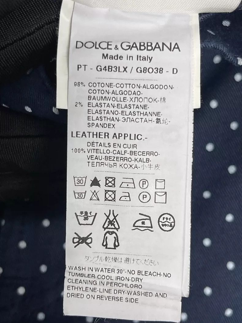 Dolce & Gabbana Dolce&Gabbana Blue Polka Dot Jeans-yf Size US 32 / EU 48 - 6 Thumbnail