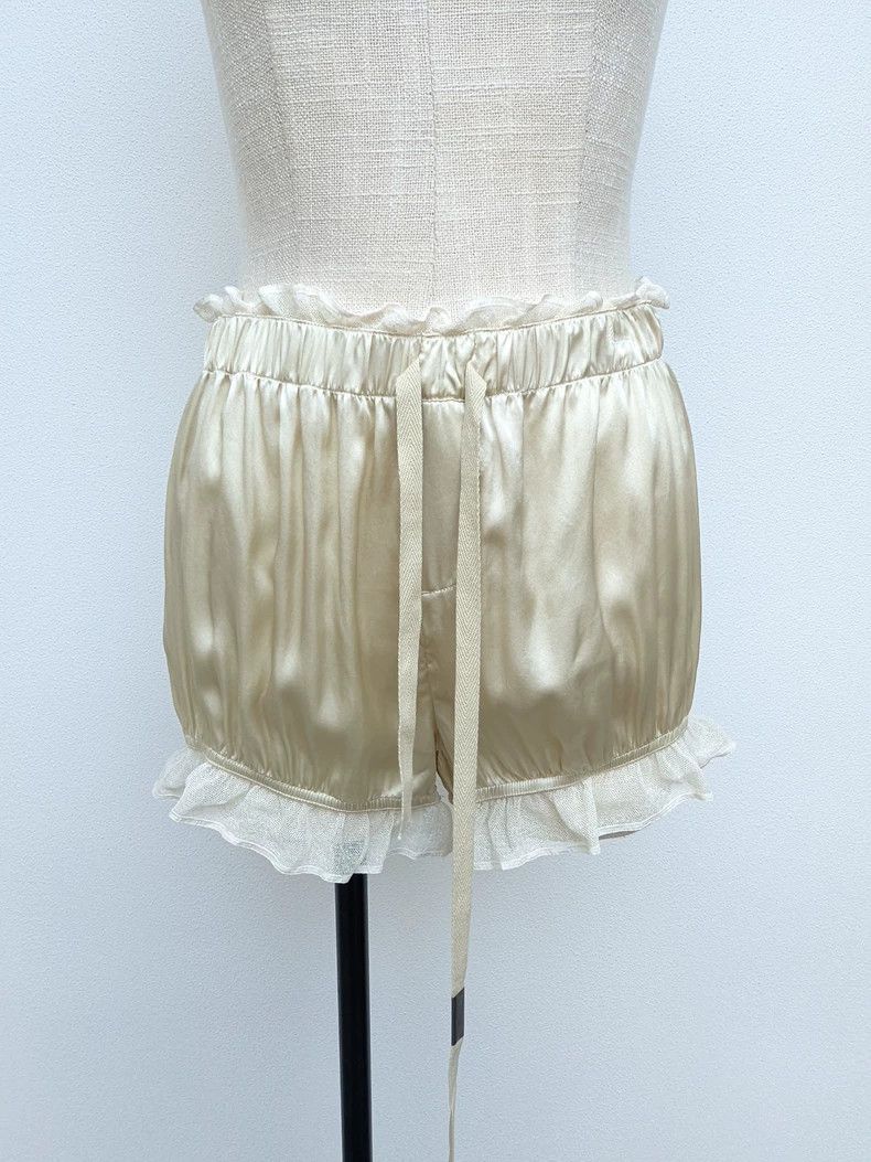 Ann Demeulemeester Ann Demeulemeester Silk Top & Shorts Set-yf Size US M / EU 48-50 / 2 - 3 Thumbnail