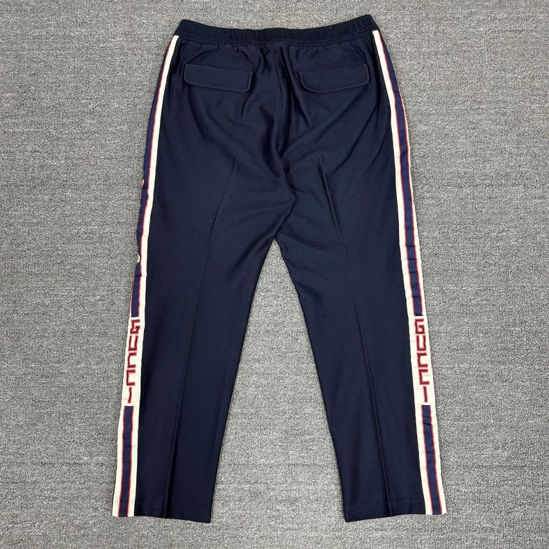 Gucci Gucci Side Logo Straight-Leg Pants-yf Size US 30 / EU 46 - 2 Thumbnail