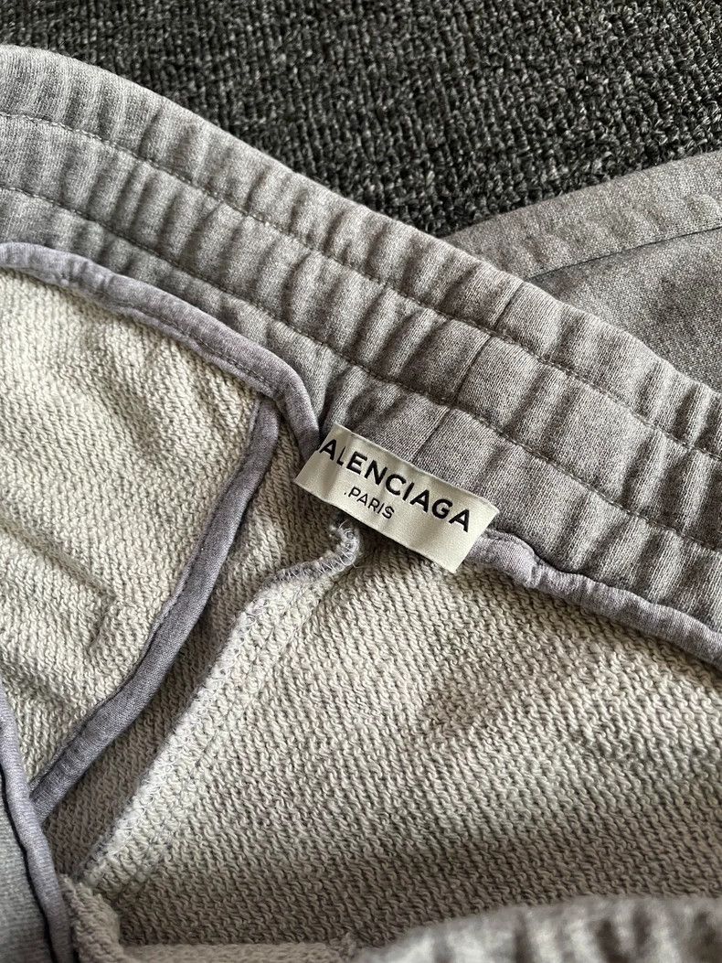 Balenciaga Balenciaga Gray Sweatpants with Drawstring-yf Size US 30 / EU 46 - 6 Thumbnail