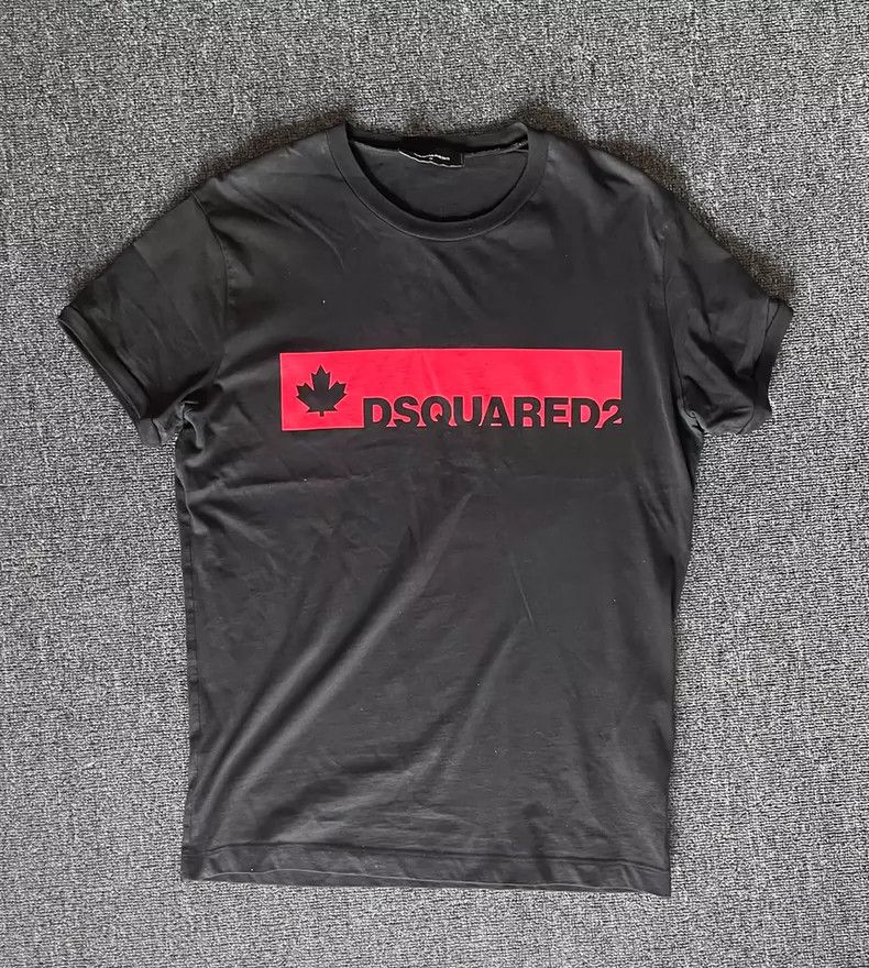 Dsquared2 DSquared2 Classic Black Short Sleeve T-Shirt-yf Size US XL / EU 56 / 4 - 5 Thumbnail