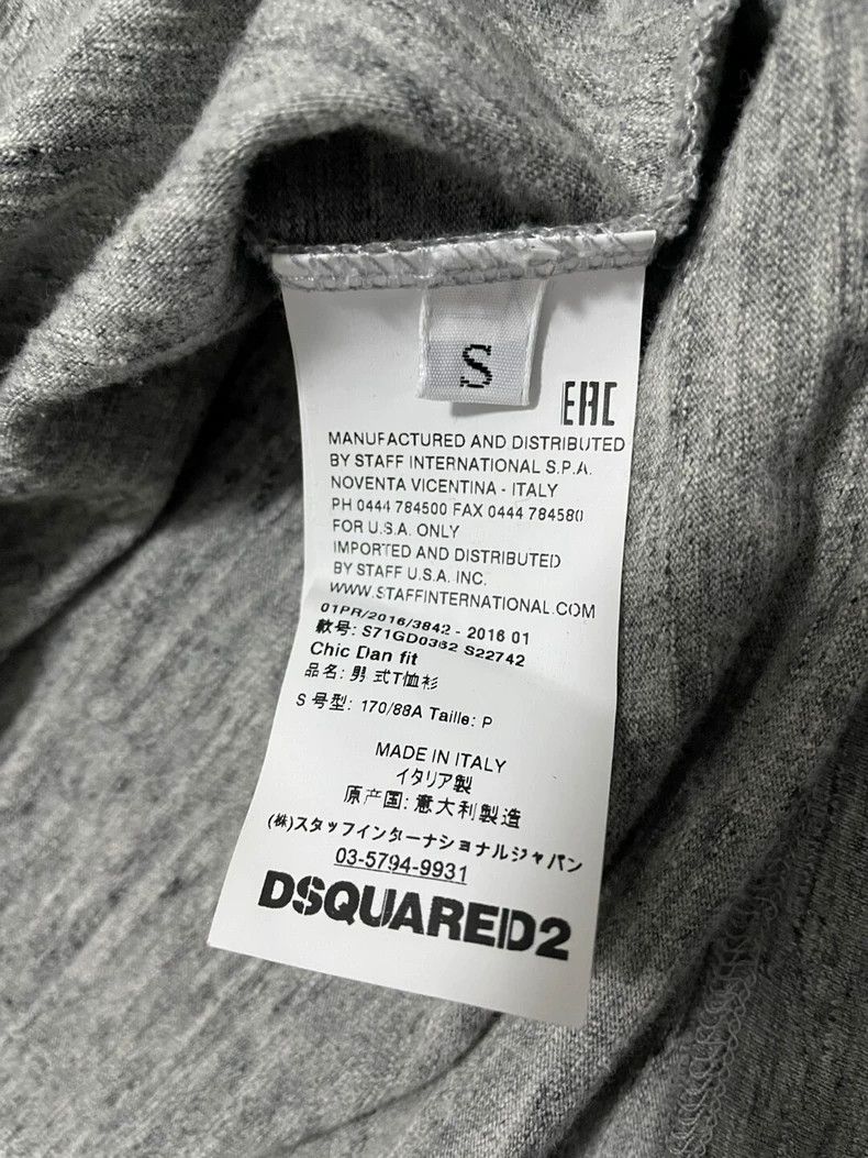 Dsquared2 Dsquared2 Classic Grey Short Sleeve T-shirt-yf Size US M / EU 48-50 / 2 - 4 Thumbnail
