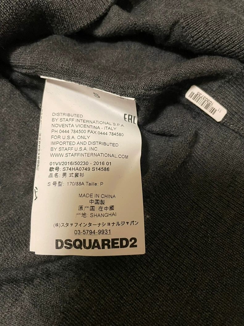 Dsquared2 Dsquared2 Men's Slim Fit Wool Sweater-yf Size US M / EU 48-50 / 2 - 5 Thumbnail