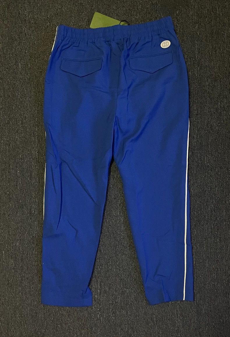Gucci Gucci Wool Blend Blue Track Pants-yf Size US 30 / EU 46 - 2 Thumbnail